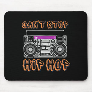 Mousepad Caixa de som Hip Hop dos anos 80 não para