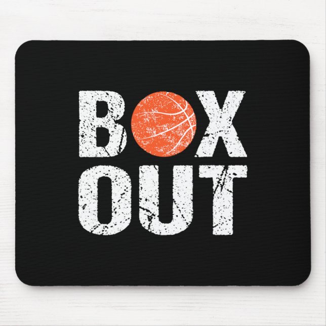 Mousepad Caixa de treinador de basquetebol dizendo oferta n (Frente)