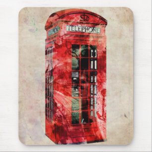 Mousepad Caixa do telefone de Londres