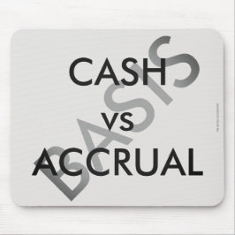 Mousepad "CAIXA vs ACCRUAL
