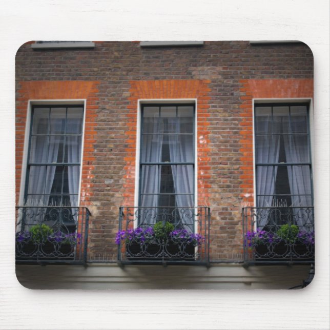 Mousepad Caixas de Lavandas do Springtime London (Frente)