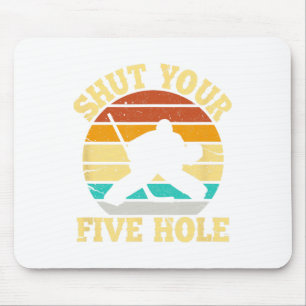 Mousepad Cala A Tua Cabeça Engraçada De Hóquei Em Gelo