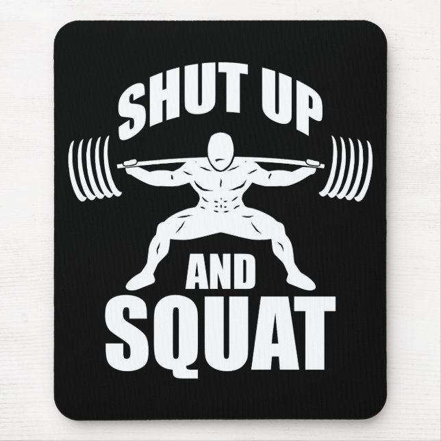 Mousepad Cala-Te E Esquadra - Motivação De Trabalho (Frente)