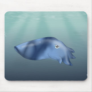 Mousepad Calamar no oceano