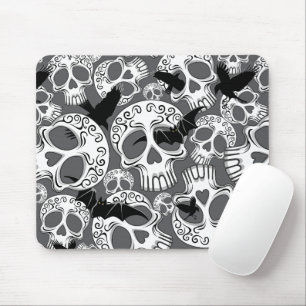 Mousepad Calaveras Decorativas do Halloween