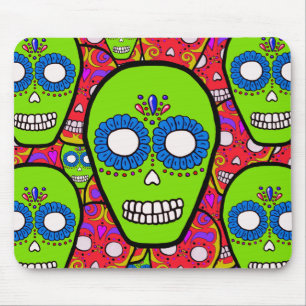 Mousepad Calaveras Sugar Skulls