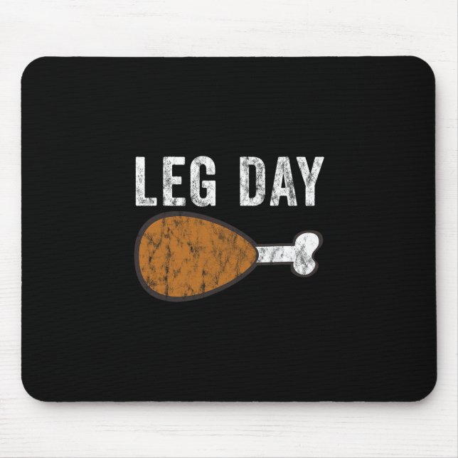 Mousepad Calça Divertida Dia de Ação de Graças Dia do Peru  (Frente)