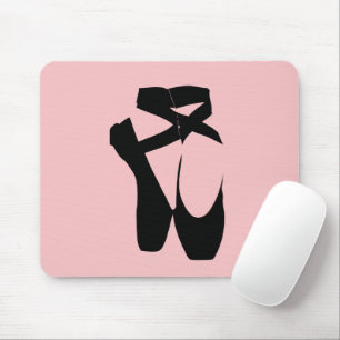 Mousepad Calçados ponteiros do balé preto