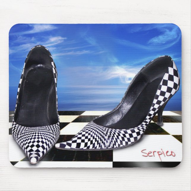 Mousepad Calçados projetados Mousepad-Checkered (Frente)