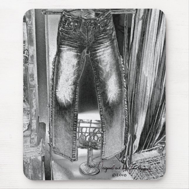 Mousepad Calças de turismo mundial (Frente)