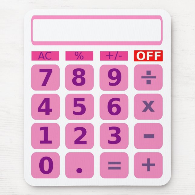 Mousepad Calculadora (Frente)