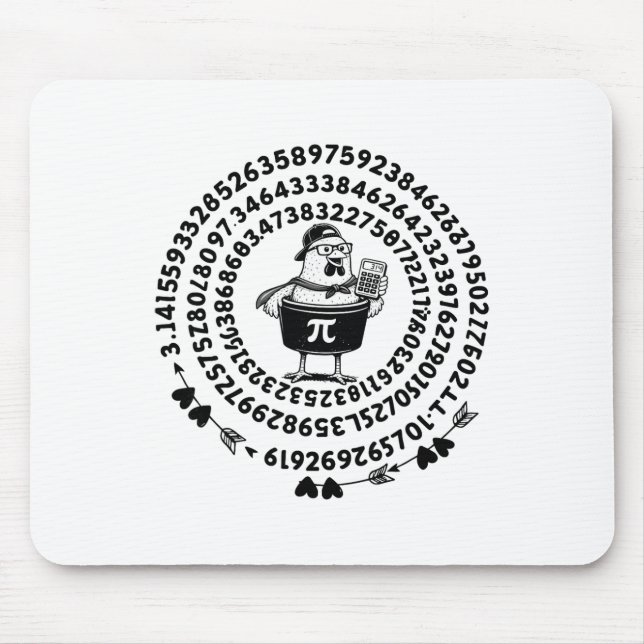 Mousepad Calculadora de capacidade de panela de frango Prof (Frente)