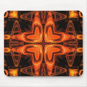 Mousepad Caleidoscópio alaranjado 03