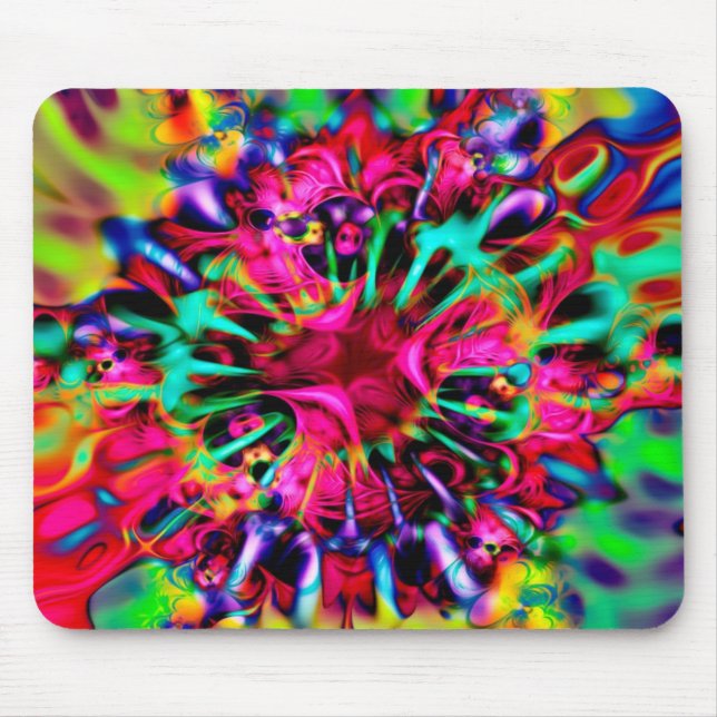 Mousepad Caleidoscópio Apofílise Arte Fractal - I (Frente)