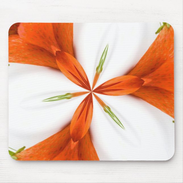 Mousepad caleidoscópio de morango (Frente)