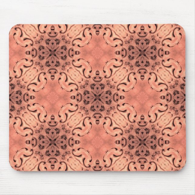Mousepad Caleidoscópio de pêssego (Frente)