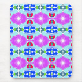 Mousepad Caleidoscópio Flor Azure