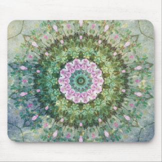 Mousepad Caleidoscópio, Lilac e verde subaquáticos da