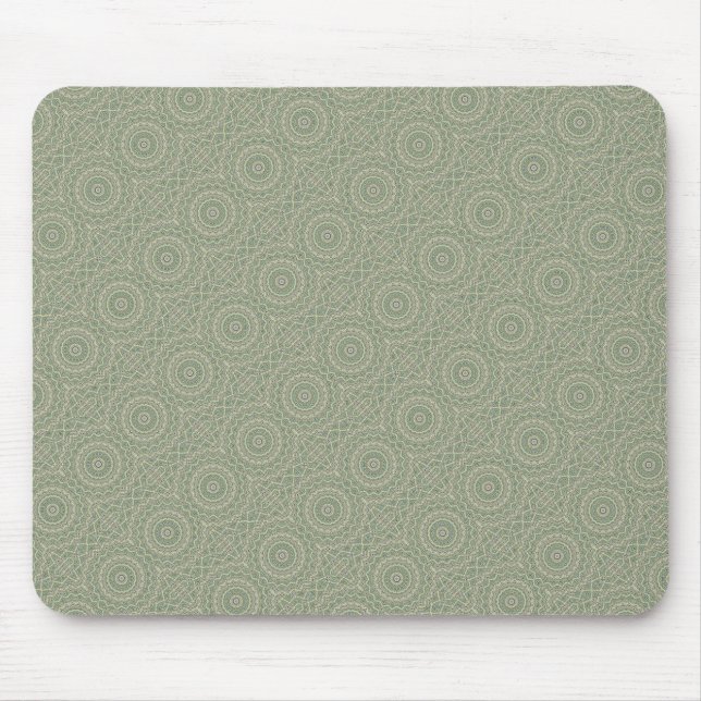 Mousepad Caleidoscópio verde (Frente)
