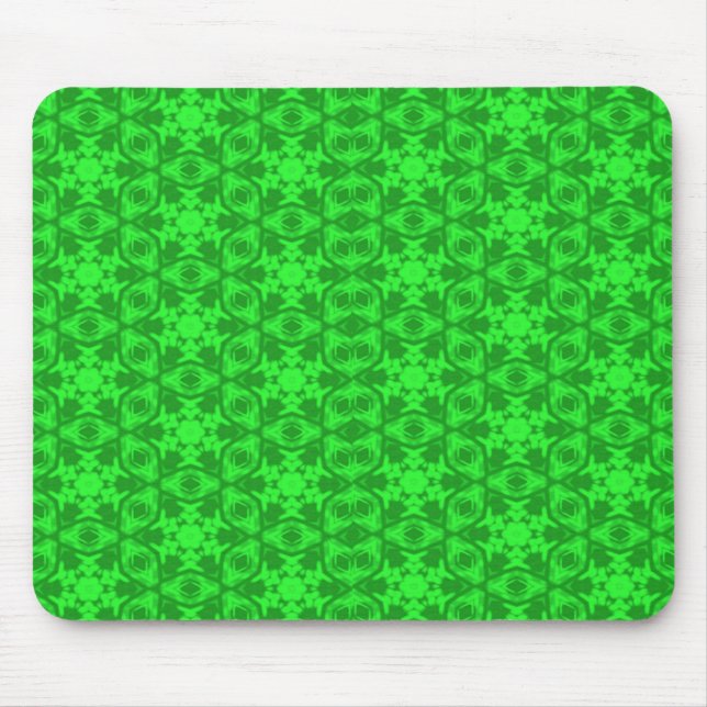 Mousepad Caleidoscópio Verde (Frente)
