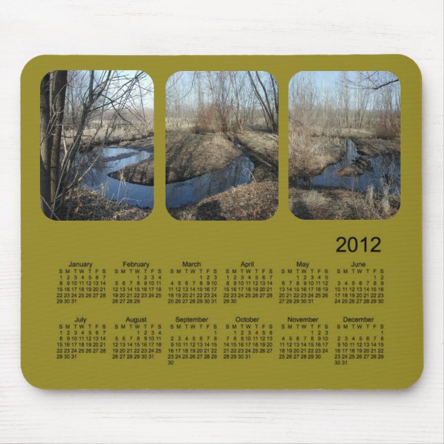 Mousepad Calendário 2012 da foto (Frente)