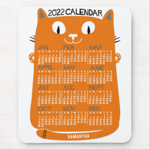Mousepad Calendário 2022 (Consulte Descrição para Nova Vers