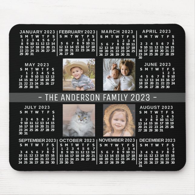 Mousepad Calendário 2023 (Consulte Descrição da Versão Mais (Frente)