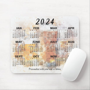 Mousepad Calendário 2024 - Óculos de Cerveja