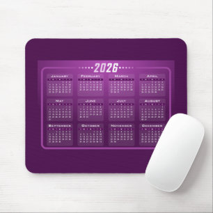 Mousepad Calendário 2026