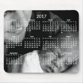Mousepad Calendário Anual Personalizado 2017