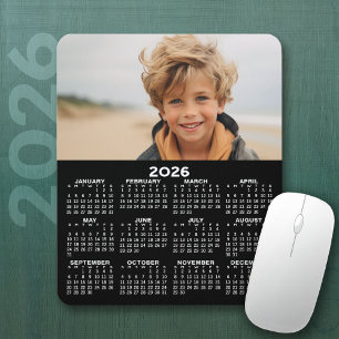 Mousepad Calendário com Foto - Vista de Ano Vertical