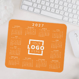 Mousepad Calendário Corporativo 2027 com Logotipo Empresari