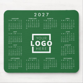 Mousepad Calendário corporativo do logotipo corporativo par