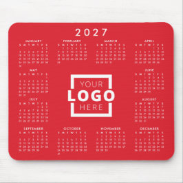Mousepad Calendário corporativo do logotipo corporativo par