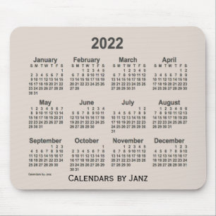Mousepad Calendário da Fumaça La Boca 2022 por Janz Mouse