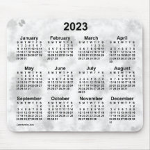 Calendário de 2023 Dias Nublados por Janz
