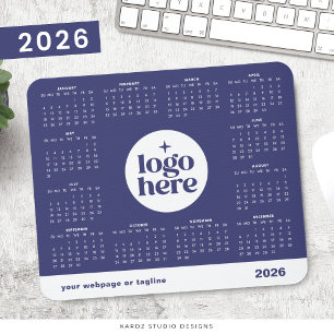 Mousepad Calendário de Ano de Cheio da Marca comercial Roxo