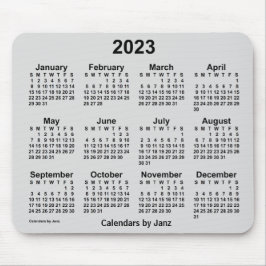 Mousepad Calendário de Cinzas de Gainsborough 2023 por Janz