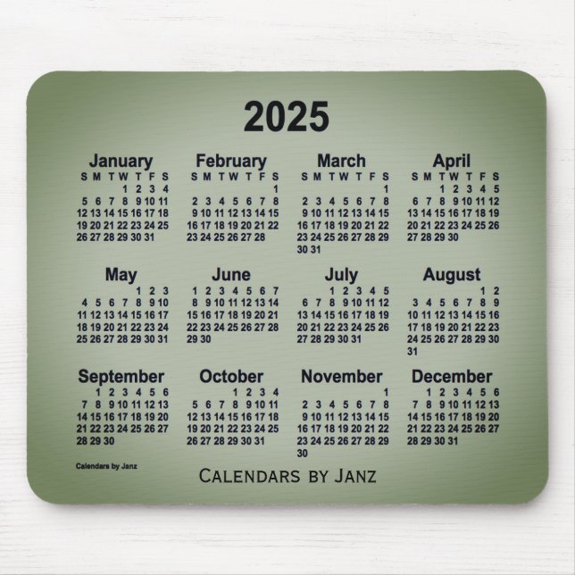 Mousepad Calendário de Cinzas Recoleta 2025 por Janz Mouse  (Frente)