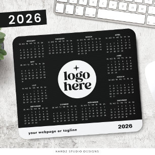 Mousepad Calendário de Cores Personalizado Ano 2026 para Ne