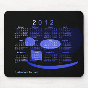 Mousepad Calendário de Mesa 2012
