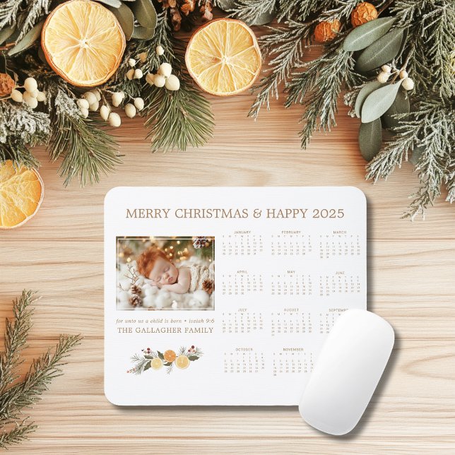 Mousepad Calendário de Natal do Citrus Hygge (Criador carregado)