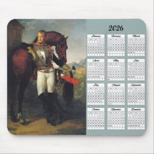 Mousepad Calendário de Pintura do Tenente Charles Legrand 2