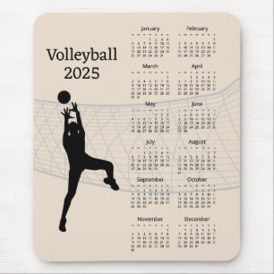 Mousepad Calendário de Voleibol 2025