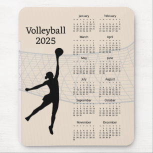 Mousepad Calendário de Voleibol 2025