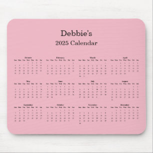 Mousepad Calendário do Ano de Cheio 2025