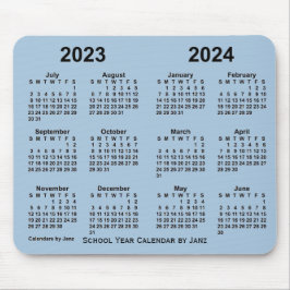 Mousepad Calendário do Ano Escolar 2023-2024 por Janz Steel