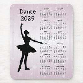 Mousepad Calendário do Dance 2025