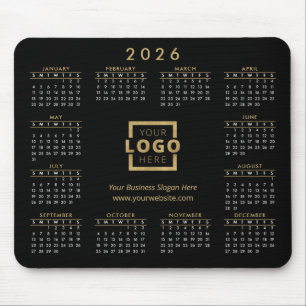 Mousepad Calendário do Logotipo Comercial do Promocional P