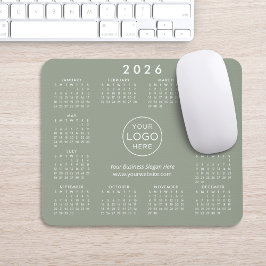 Mousepad Calendário Empresarial de Logotipo Personalizado 2